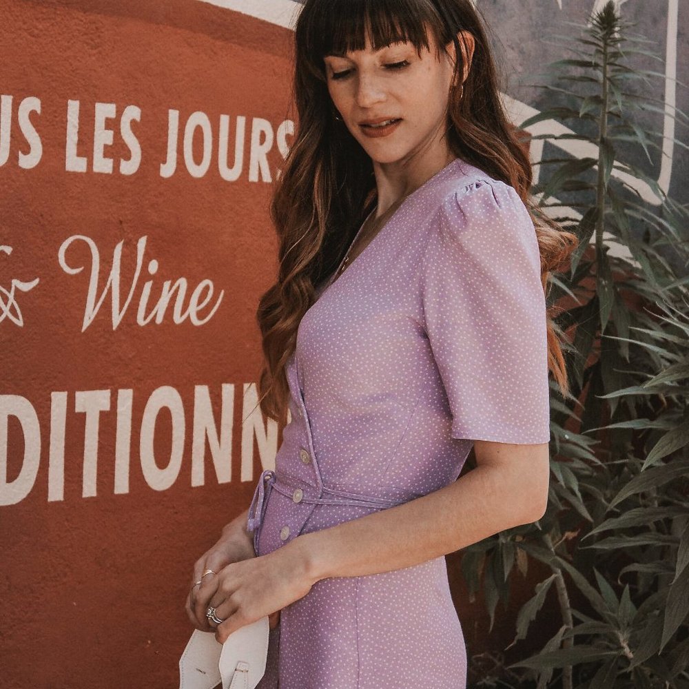 Rouje Gabin in lavender dot - Picture 7 of 13